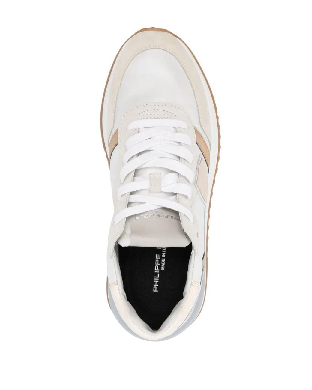 Philippe Model White Flat Shoes
