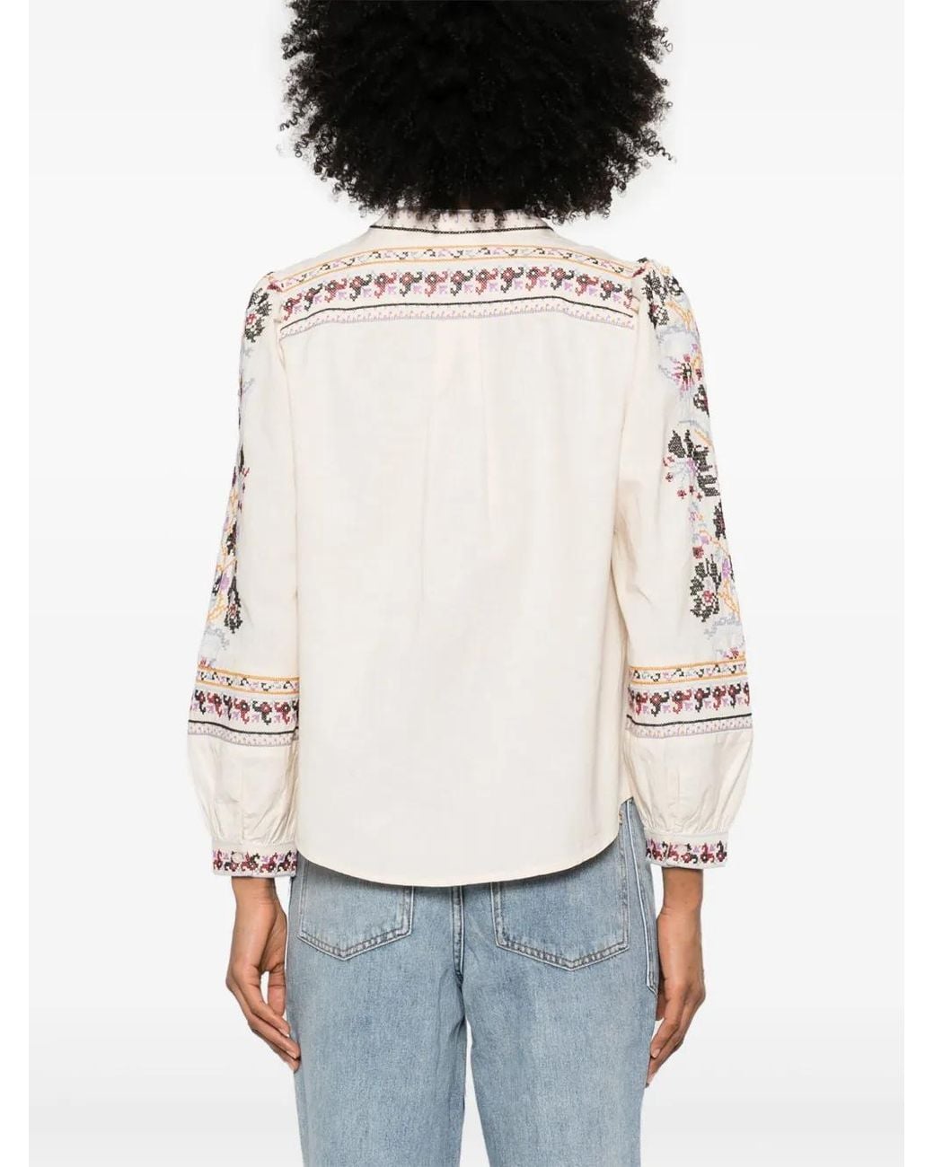 Blusa Caloe Ba&sh de color Natural