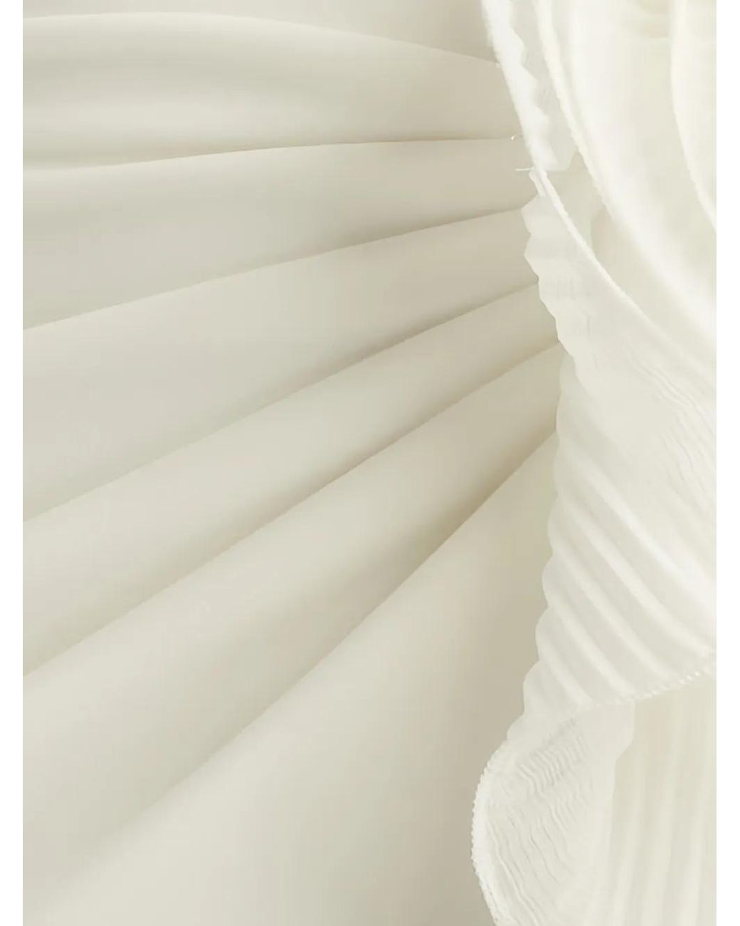 Tadashi Shoji White Floral-Detail V-Neck Maxi Dress