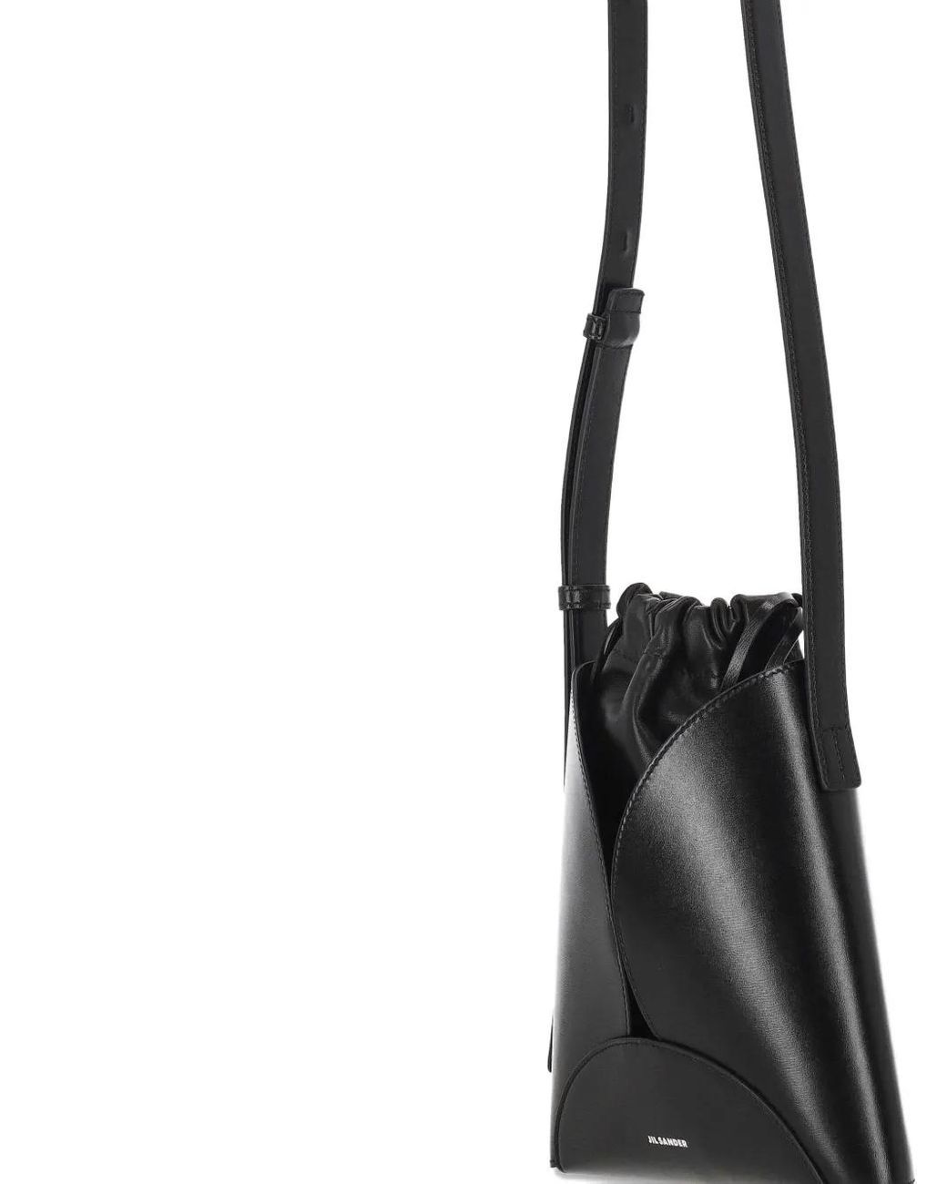 Jil Sander Curve ショルダーバッグ S ホワイト | Lyst Jil Sander Curve ショルダーバッグ S ホワイト | Lyst
