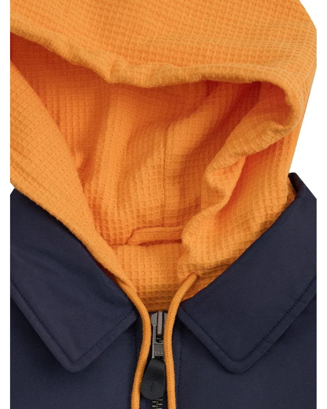 Gosha Rubchinskiy Blue Padded Hooded Bomber Jacket