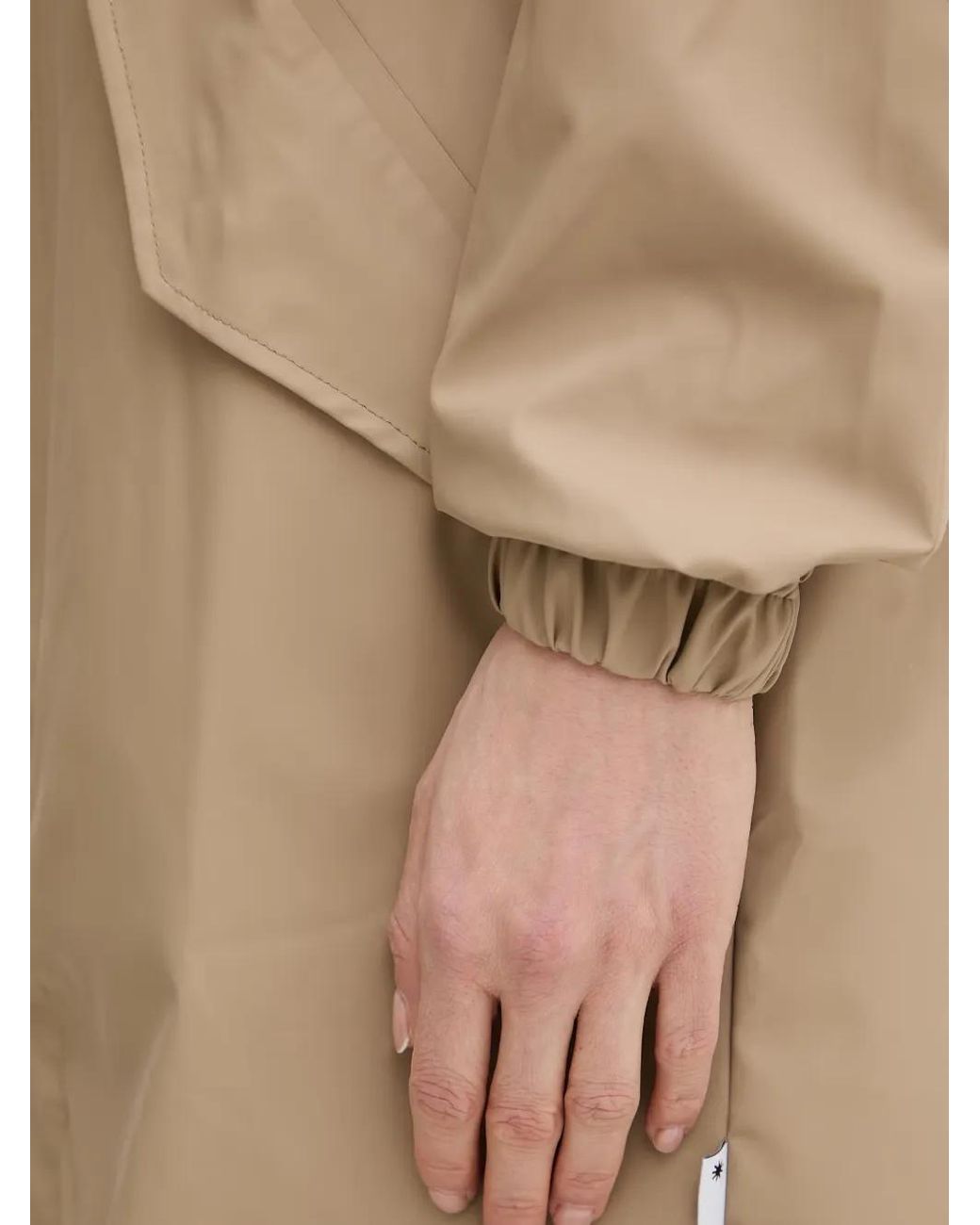 Rains Natural Fishtail Hooded Coat
