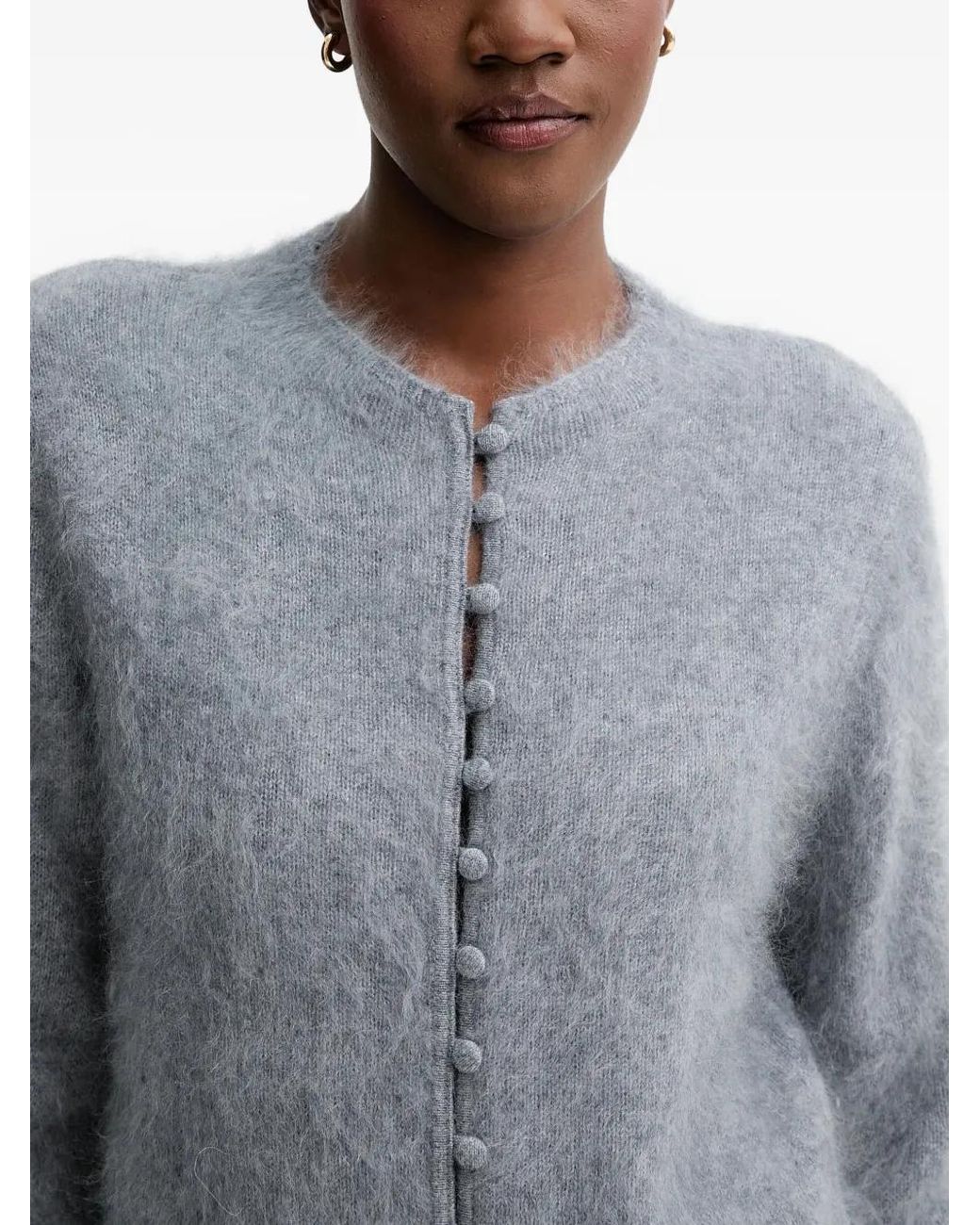 Rag & Bone Gray Jada Buttoned Cardigan