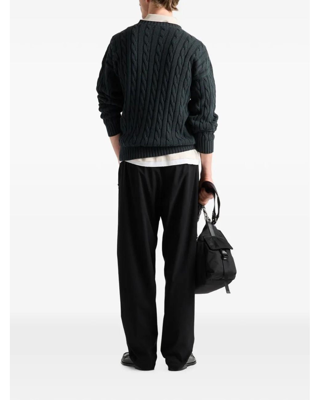 Prada Black Re-Nylon Pants for men