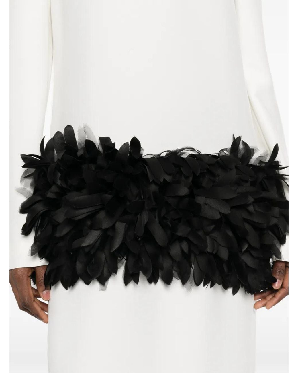 Totême Black Petal Dress