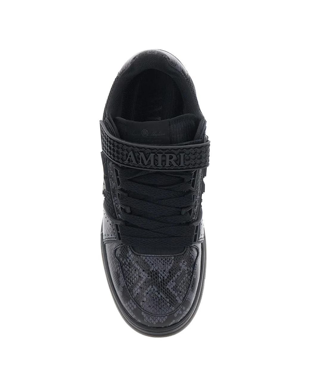 Amiri Ma Skyline Sneakers Mit Python-Prägung in Black für Herren