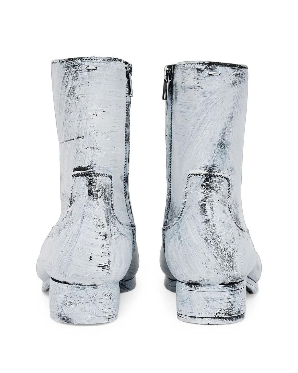 Maison Margiela White Float Ankle Boots Bianchetto for men