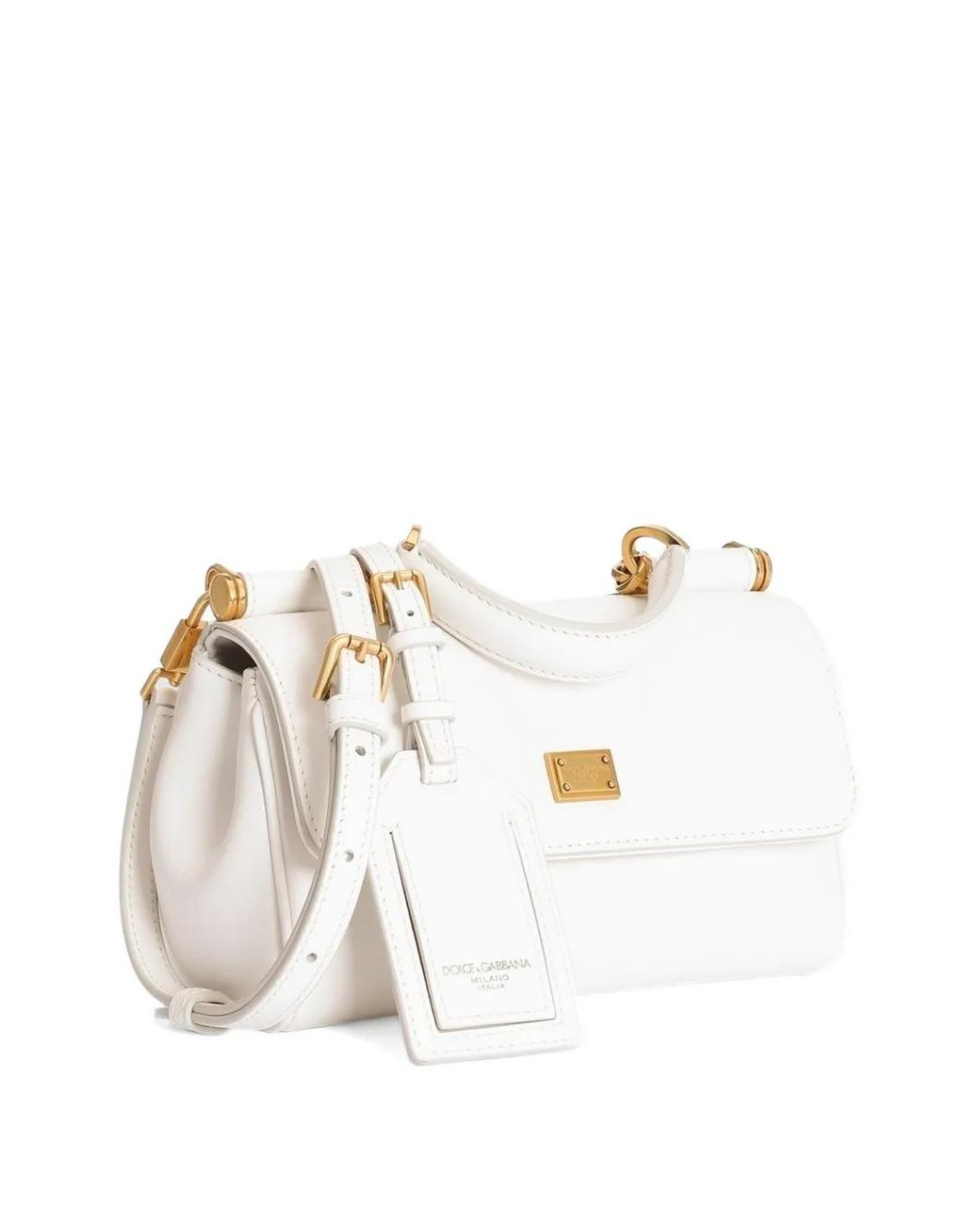 Dolce & Gabbana White Mini My Sicily Handbag