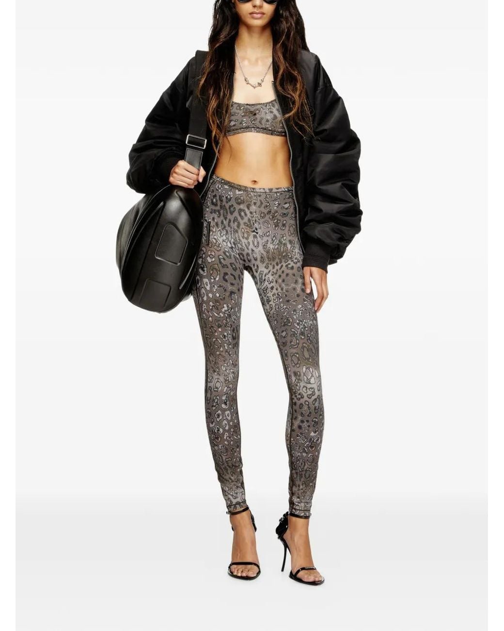 DIESEL Gray Chelsea-Utlt Sports Bra