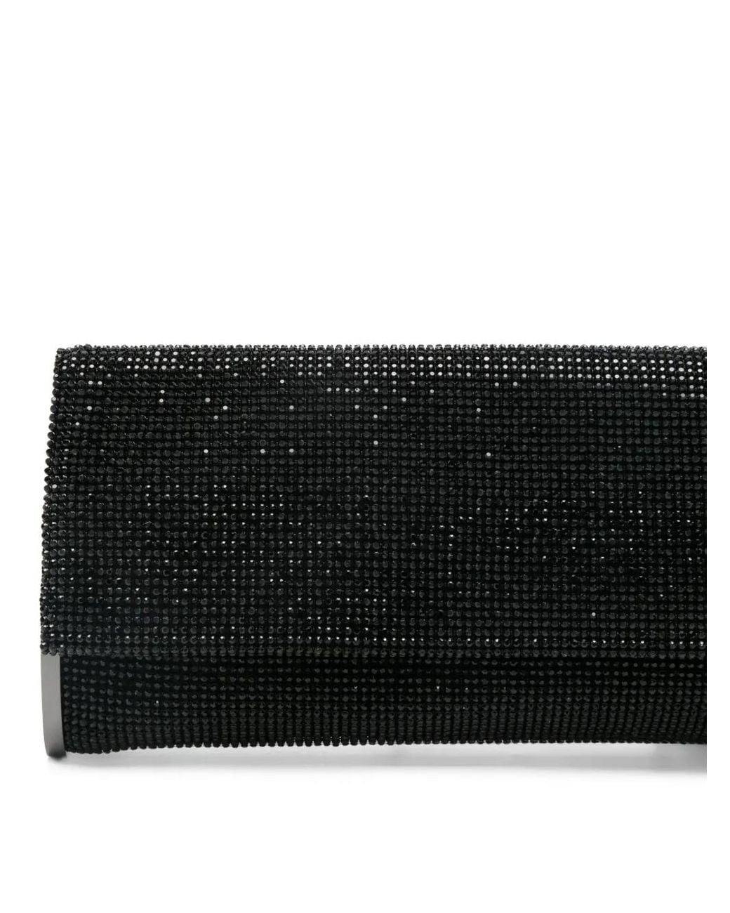 Benedetta Bruzziches Black Crystal-Embellished Clutch