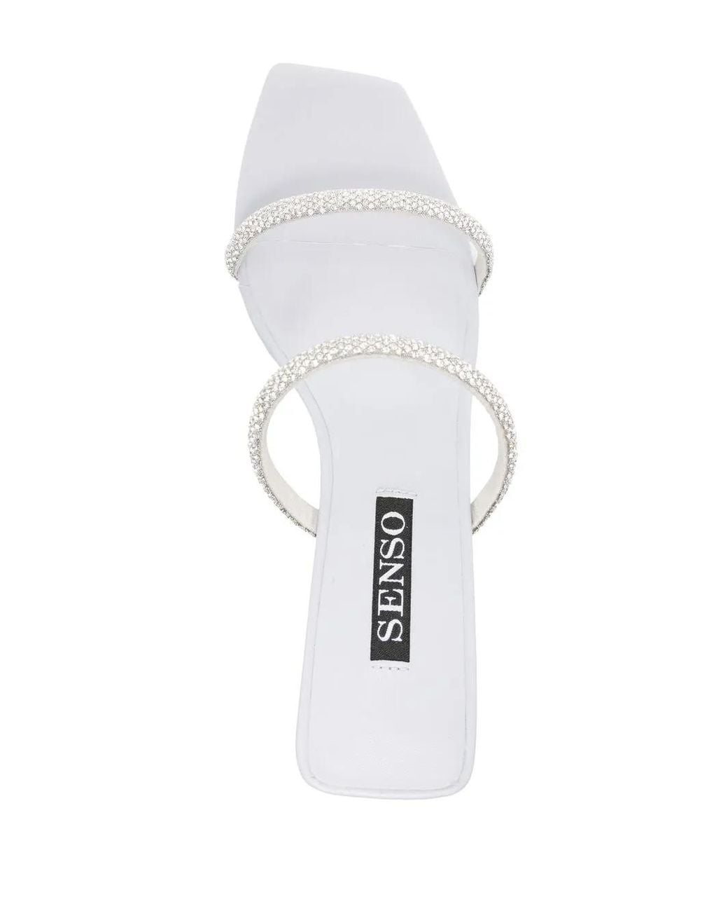 Senso White Umber Iii Square-Toe Sandals