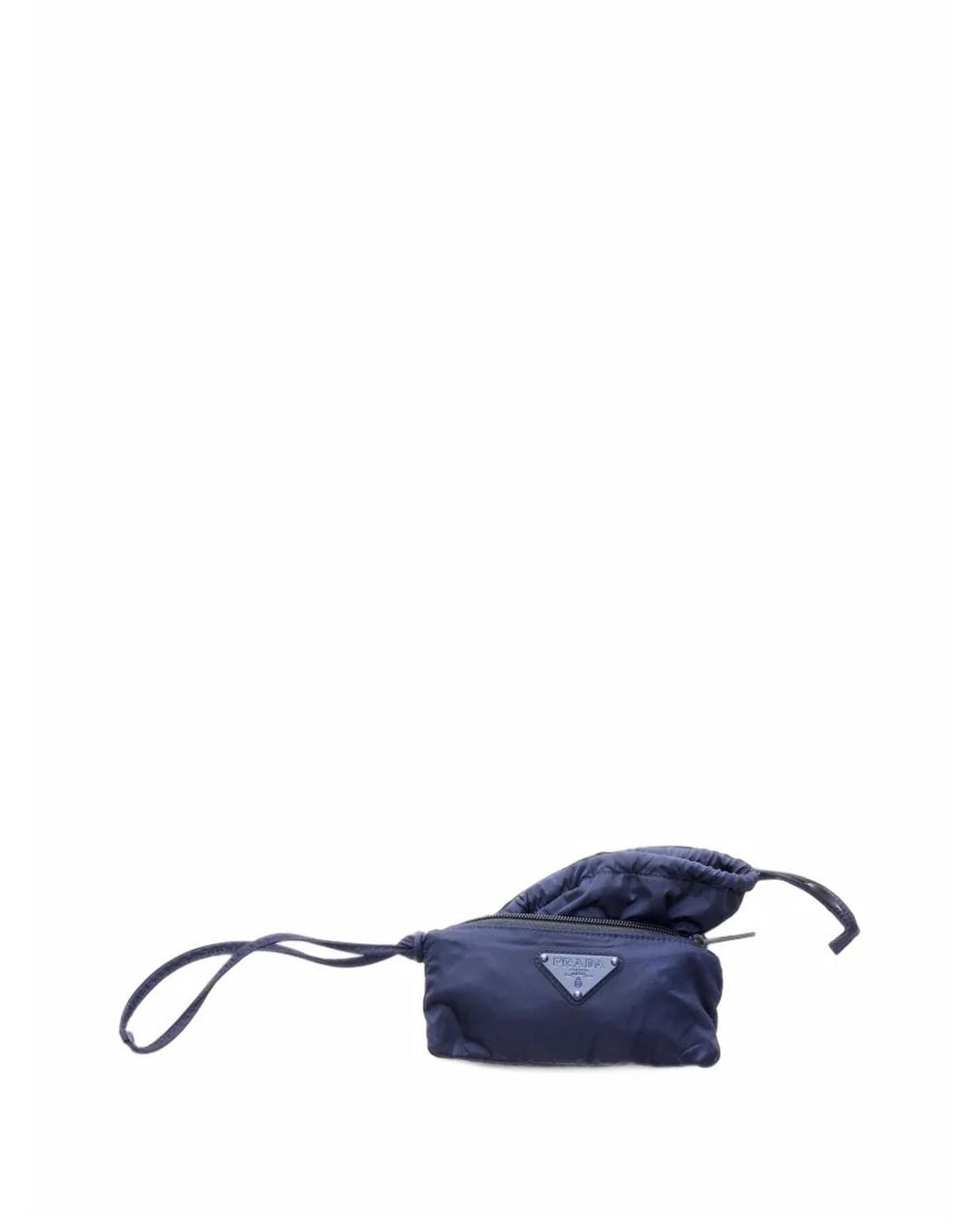 Prada Blue Foldable Re-Nylon Pouch