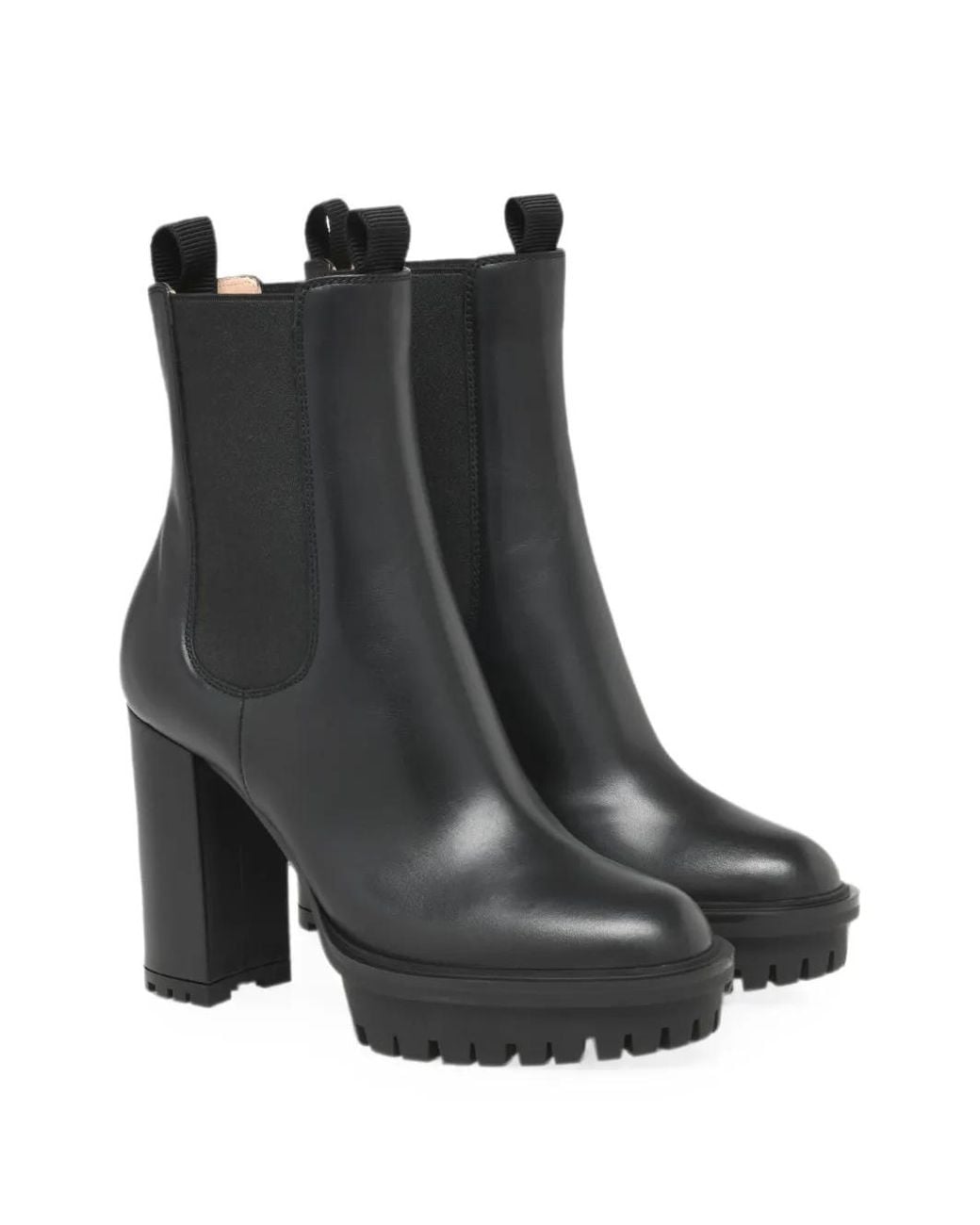 Gianvito Rossi Black Barry Booties
