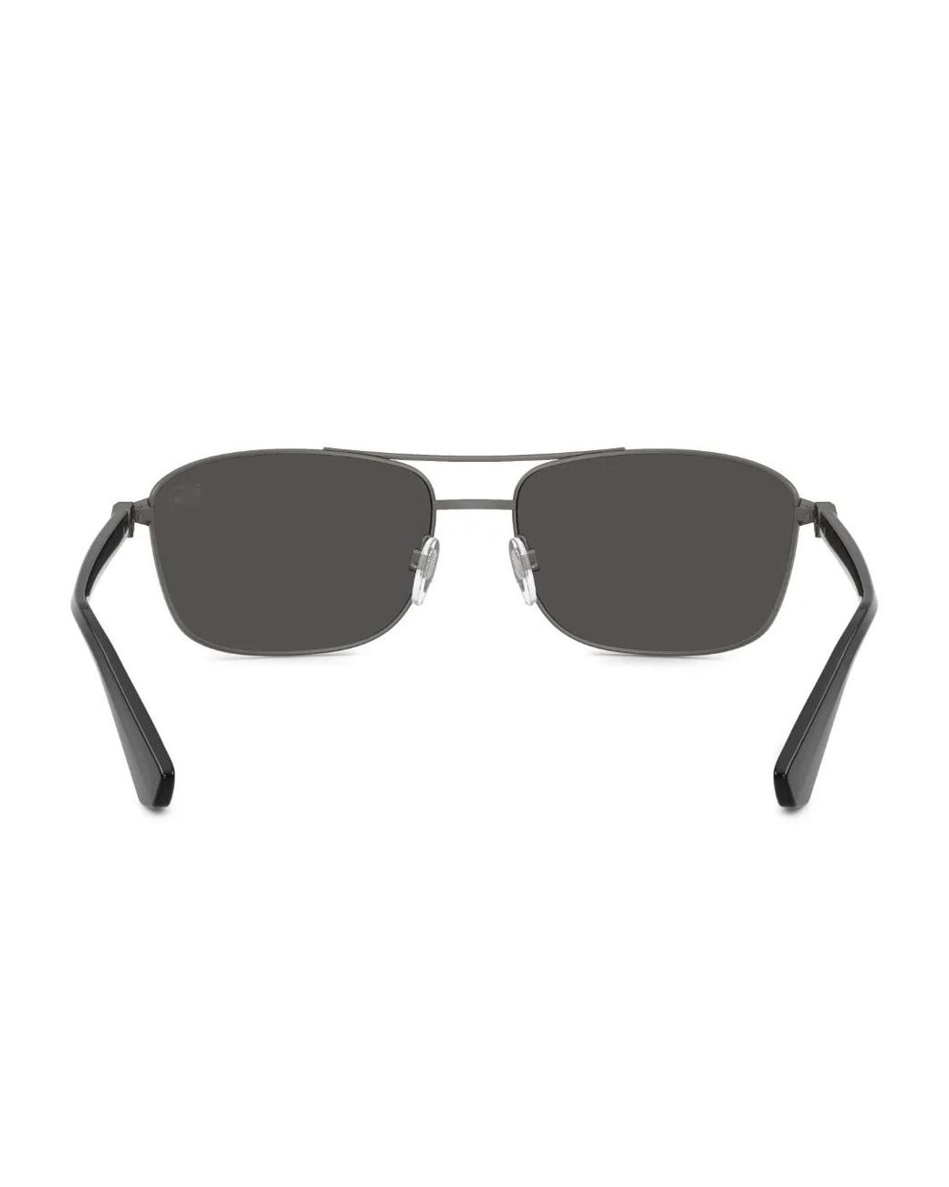 Burberry Gray Rectangle-Frame Sunglasses for men