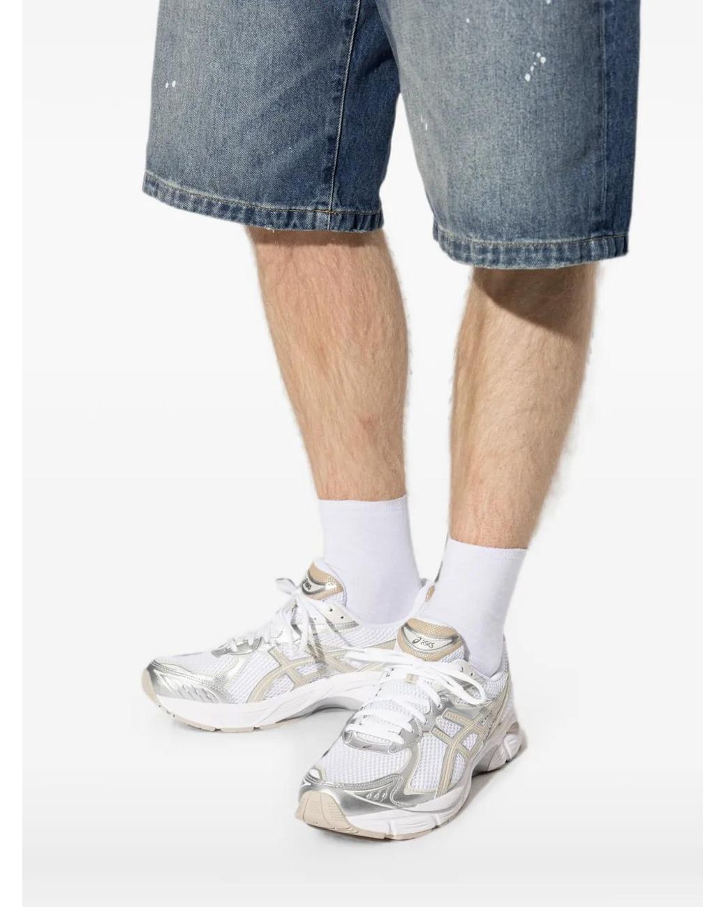 Asics White Gt-2160 Mesh-Panel Sneakers