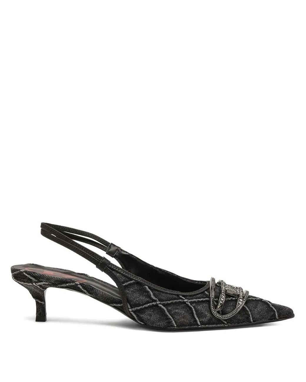DIESEL Black D-Venus Sb Heeled Pumps