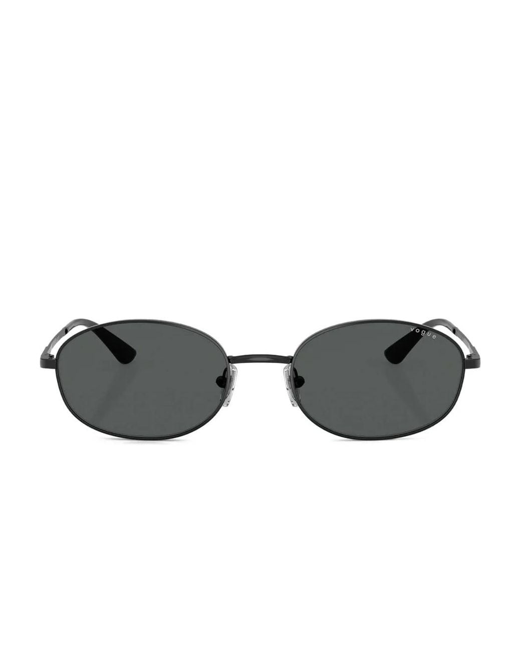 Vogue Eyewear Gray Oval-Frame Sunglasses