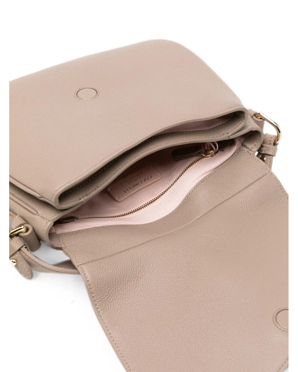 Coccinelle Multicolor Sac Porté Épaule En Cuir À Logo