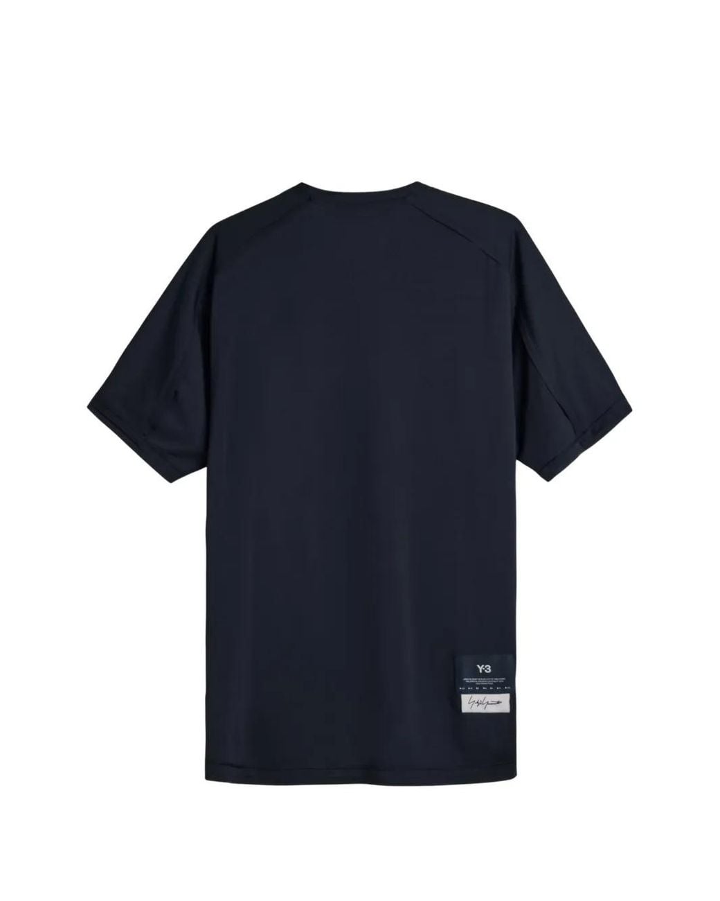 Y-3 Blue Logo T-Shirt for men