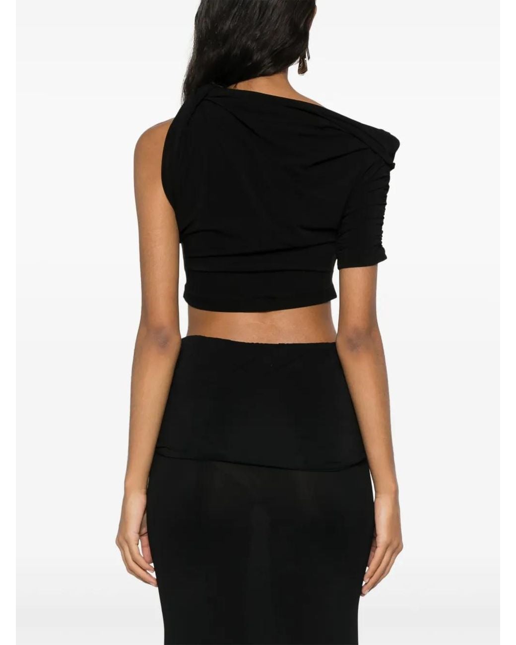 Jacquemus Black Top 'Drapeado'