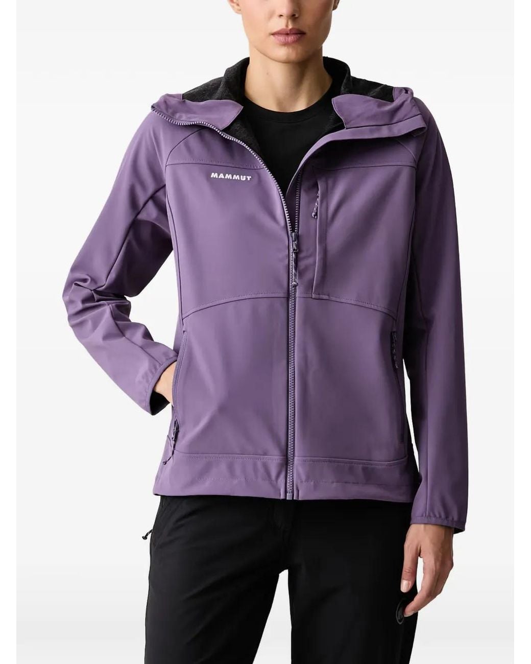 Mammut Purple Hooded Performance Jacket
