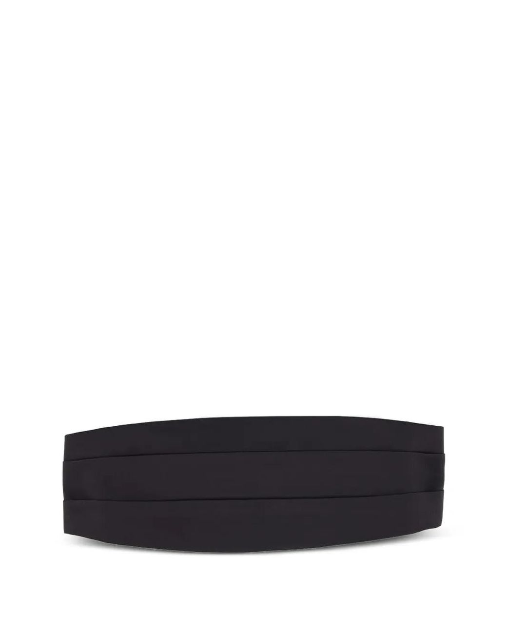 Tom Ford White Pleated Cummerbund Belt