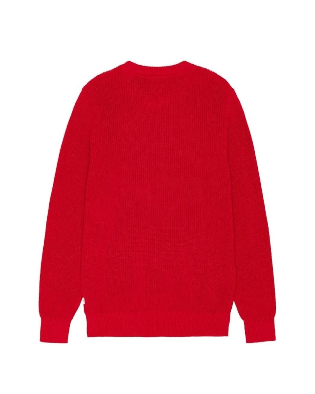 Les Deux Red Samba Ribbed-Knit Sweater for men