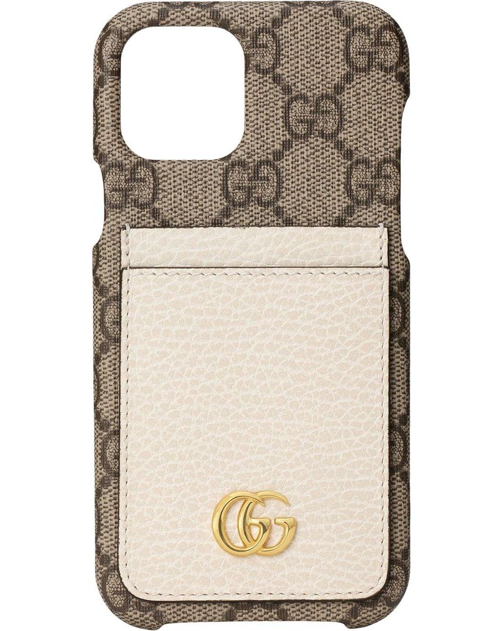 Lieve stilte Collectief Gucci GG Marmont Iphone 12 Pro Hoesje in het Naturel | Lyst NL
