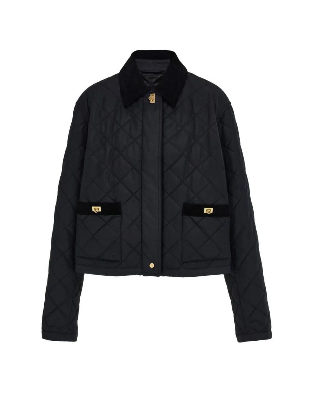 Ferragamo Black Padded Blouson