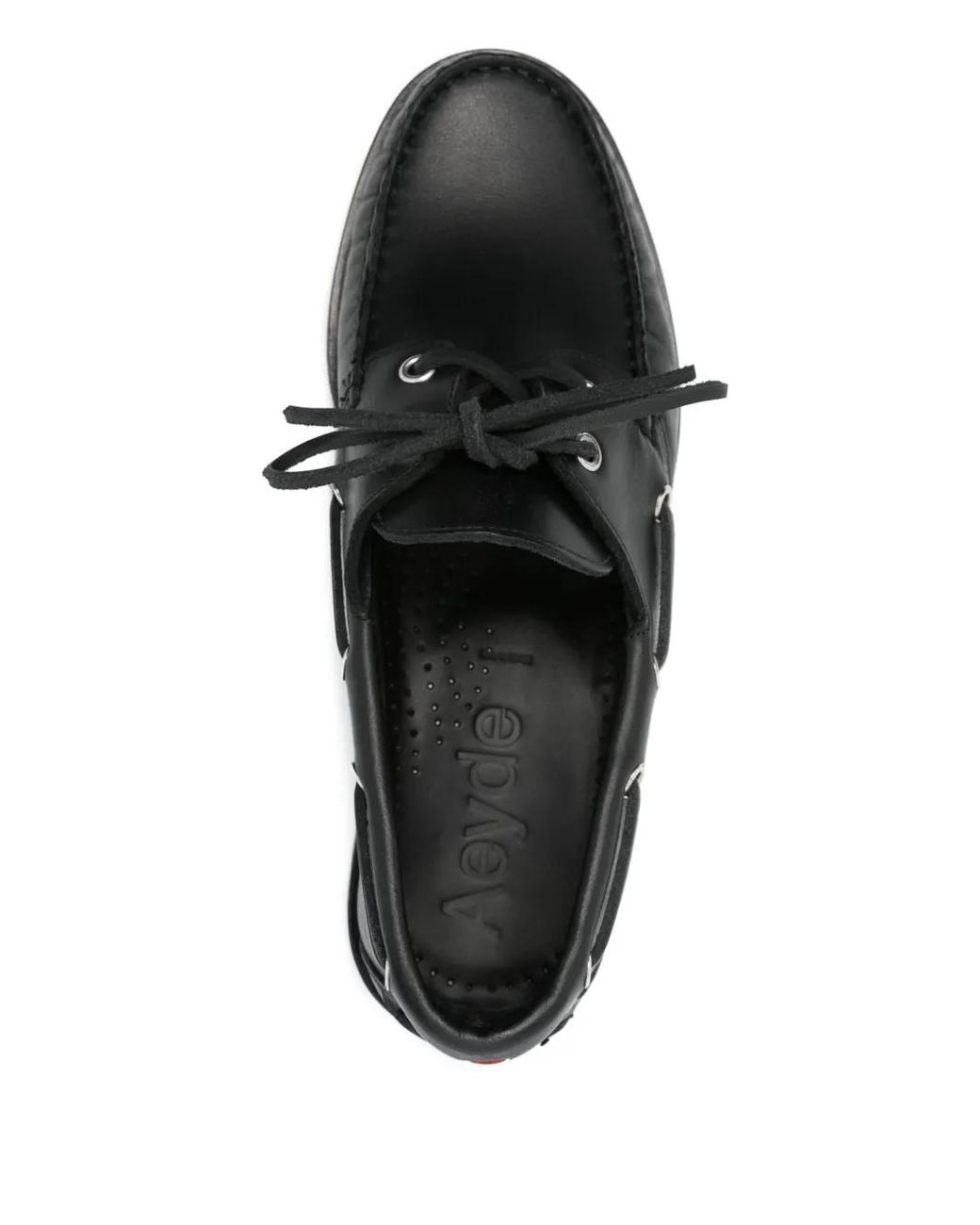 Aeyde Black Harris Loafer