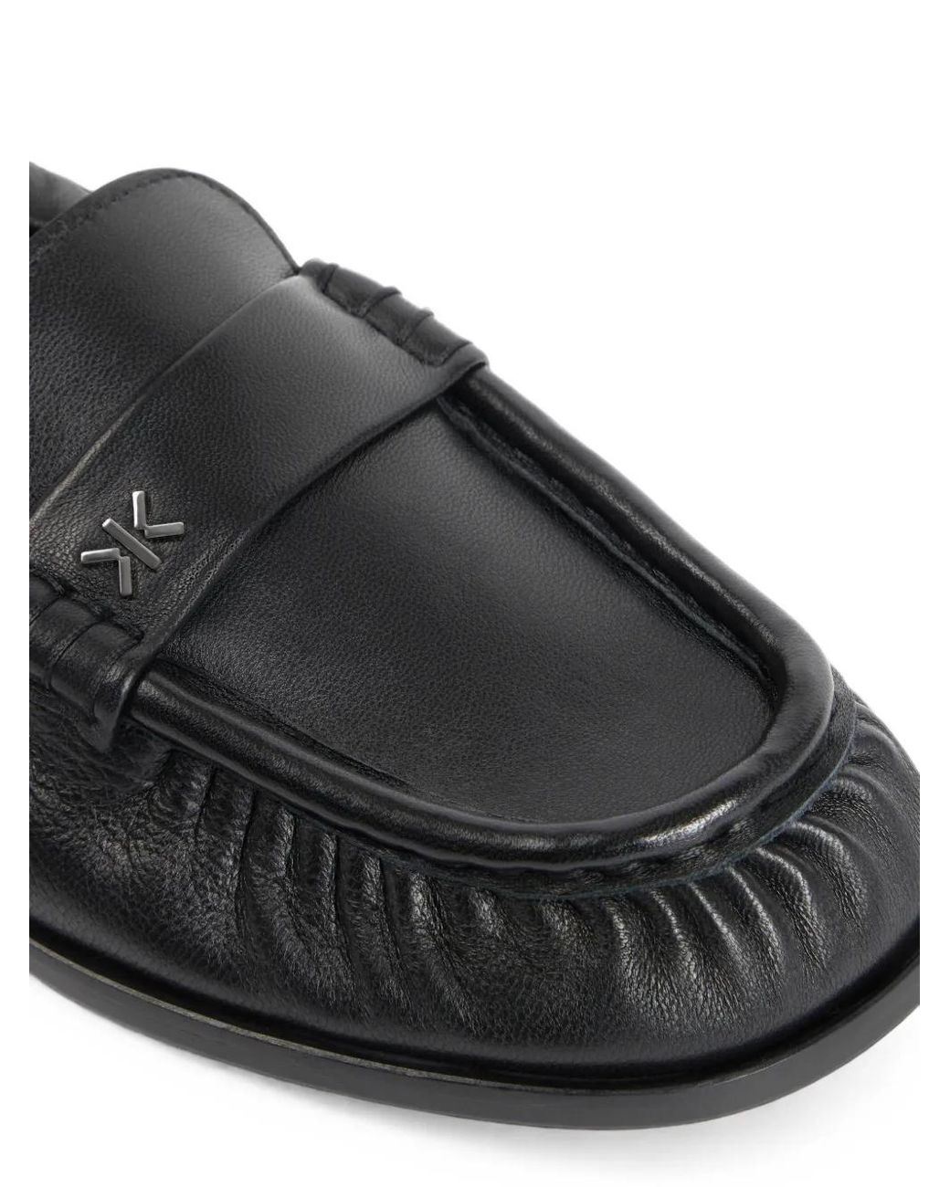 KENZO Black Citygram Double K Loafers