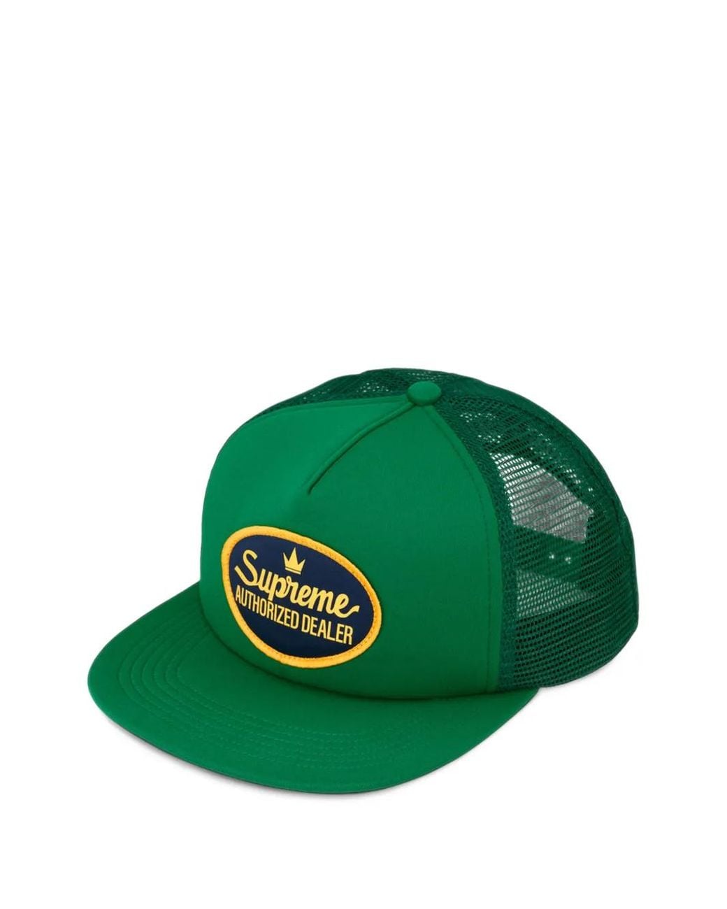 Supreme Green Authorized Mesh-Back Cap for men