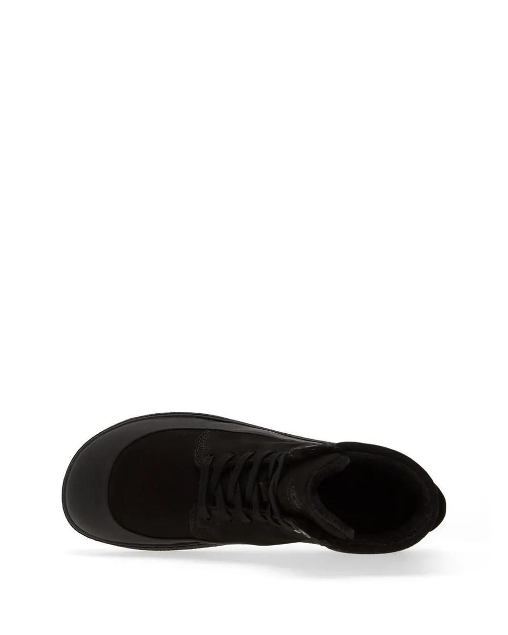 Groundies Black Torino High-Top Lace-Up Sneakers