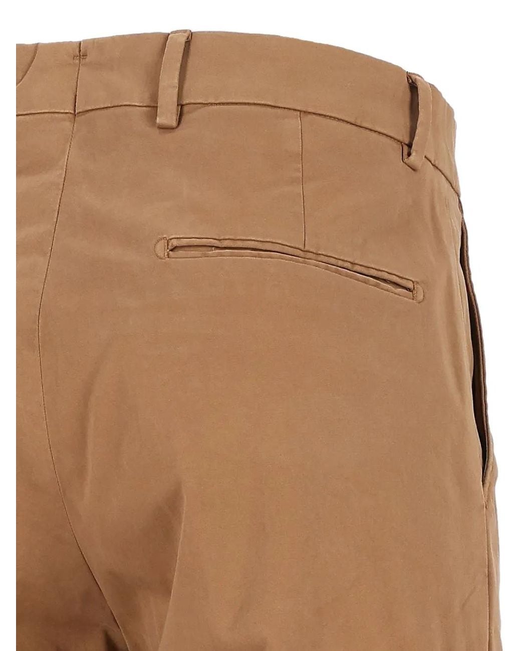 Al Duca D'aosta Natural Straight-Leg Tailored Trousers for men