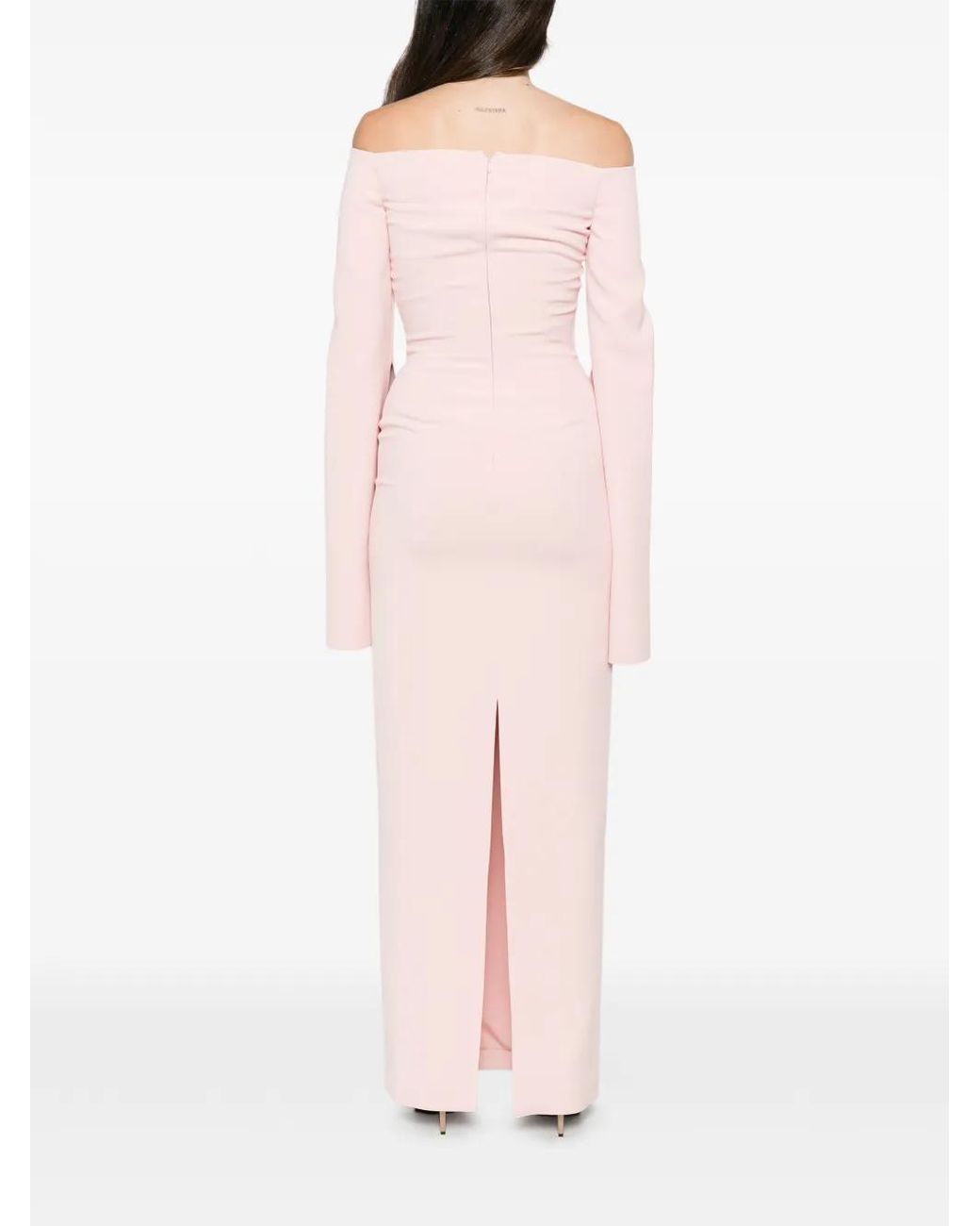 Solace London Pink The Marcella Maxi Dress