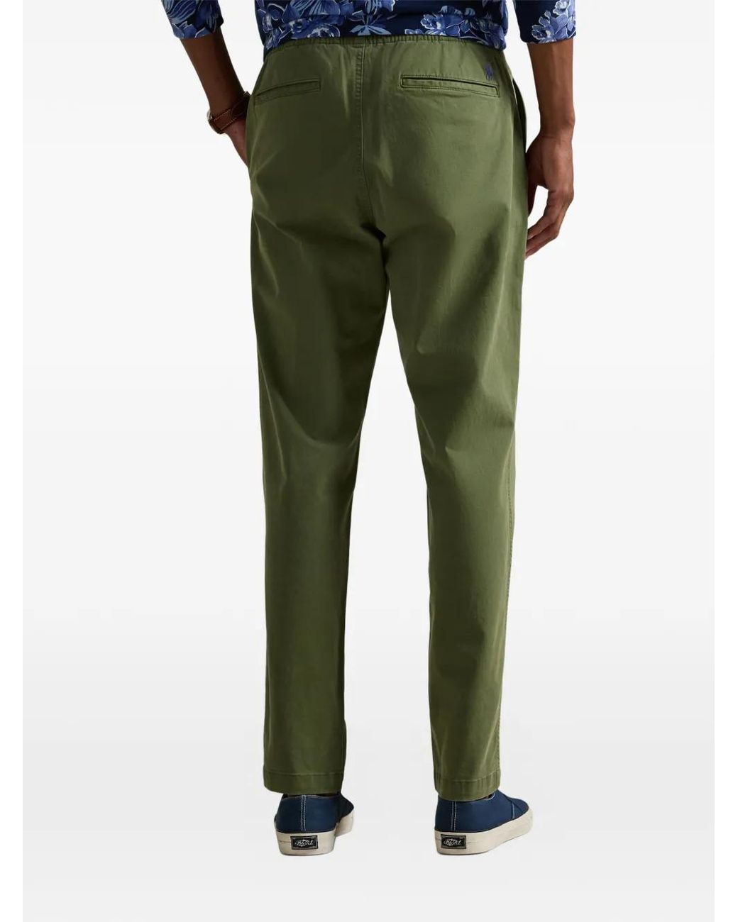 Polo Ralph Lauren Green Drawstring Trousers for men