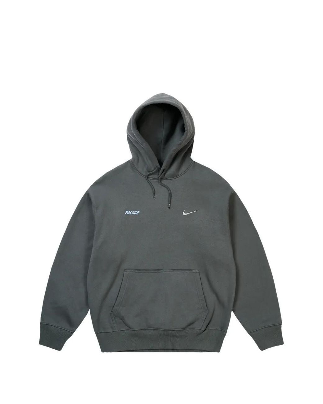 Palace Gray X Nike Logo-Print Hoodie for men
