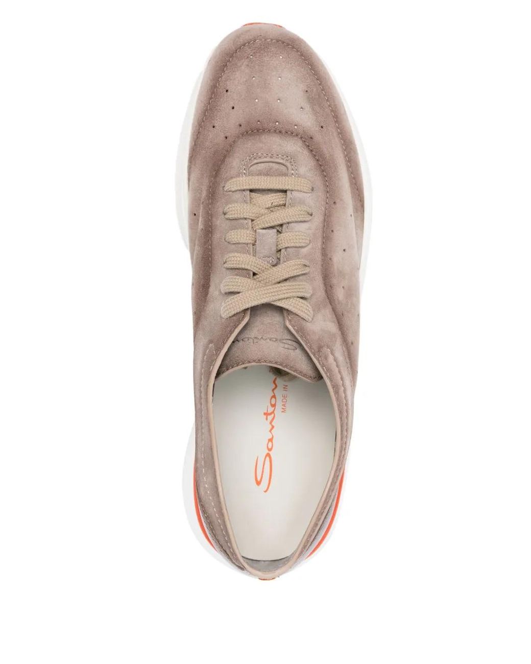 Santoni Brown Bounce Sneakers for men