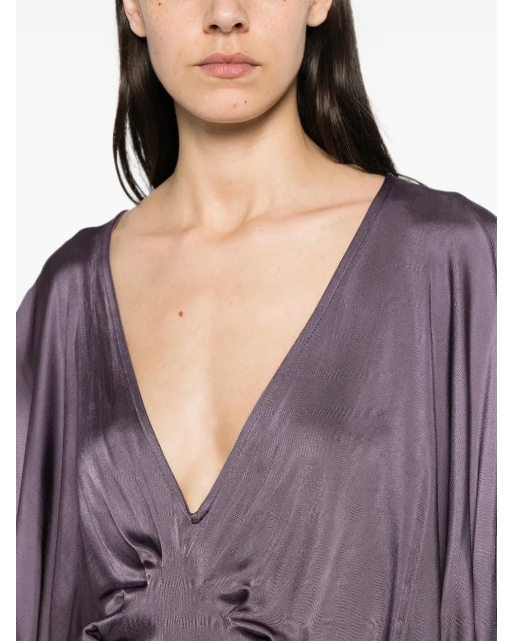 AYA MUSE Purple Luma Dress
