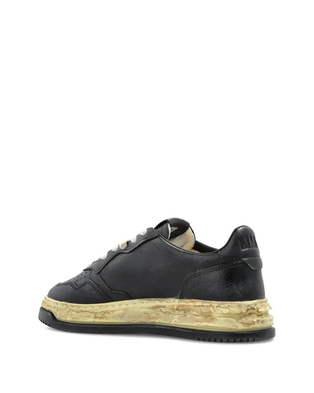 Autry Black Medalist Low Super Sneakers