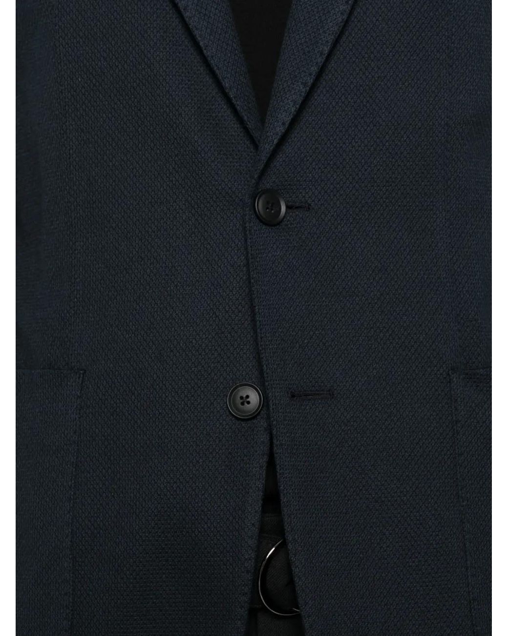 Blazer À Revers Cranté Boss pour homme en coloris Blue