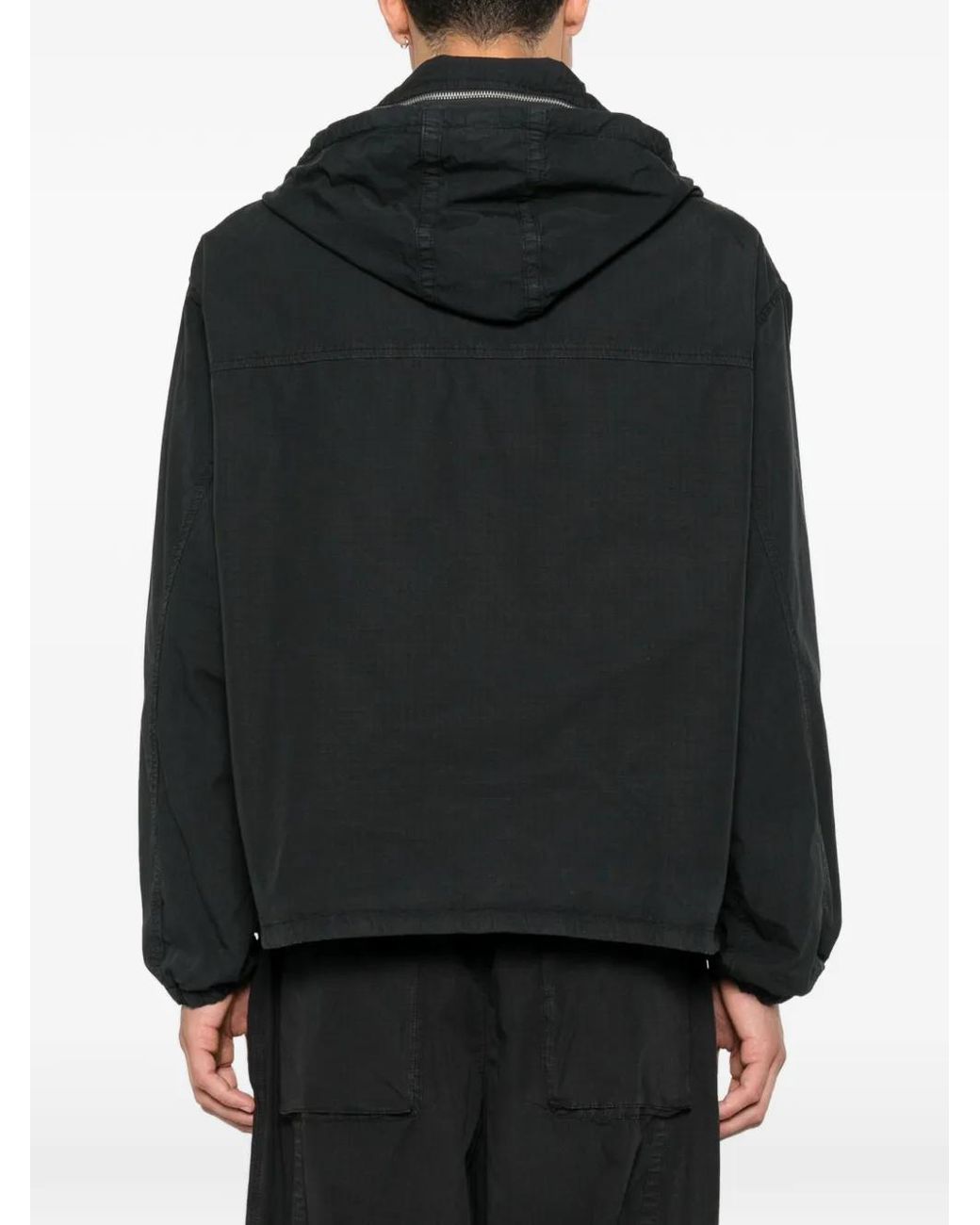 Etudes Studio Black Veste Zippée À Capuche