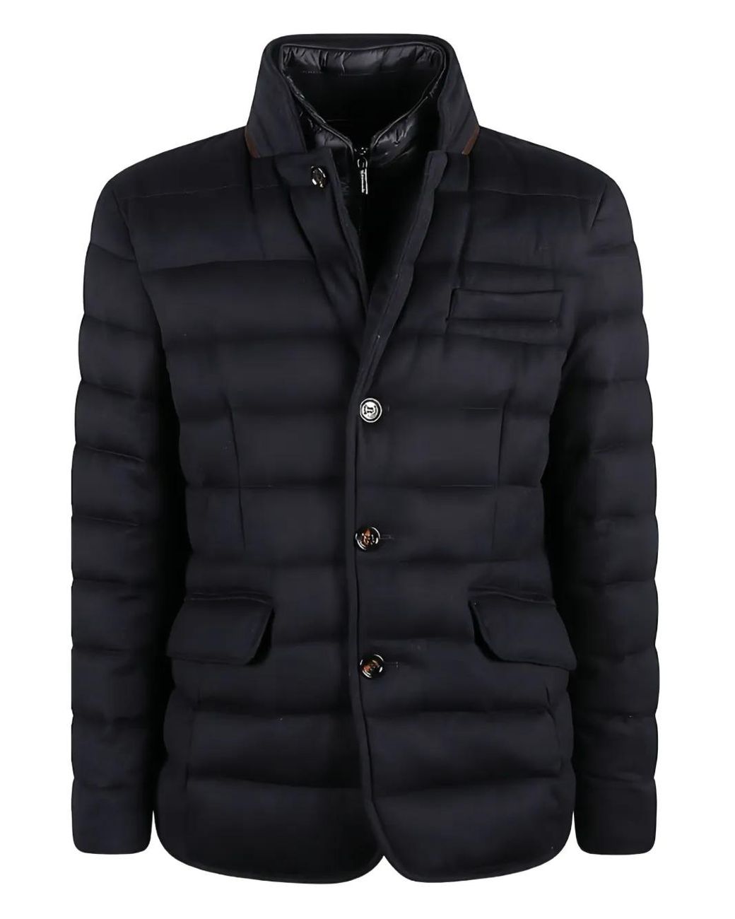 Moorer Gesteppte Jacke in Black für Herren