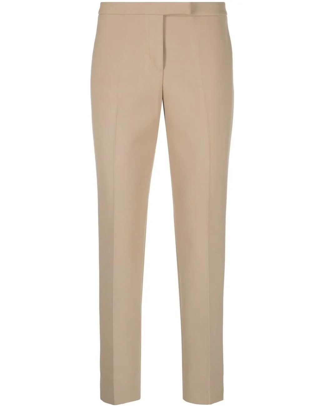 Peserico Natural Cropped Tailored Trousers