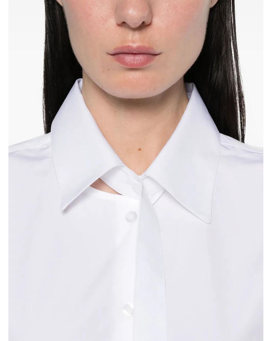 Rohe White Deconstructed Cotton Shirt