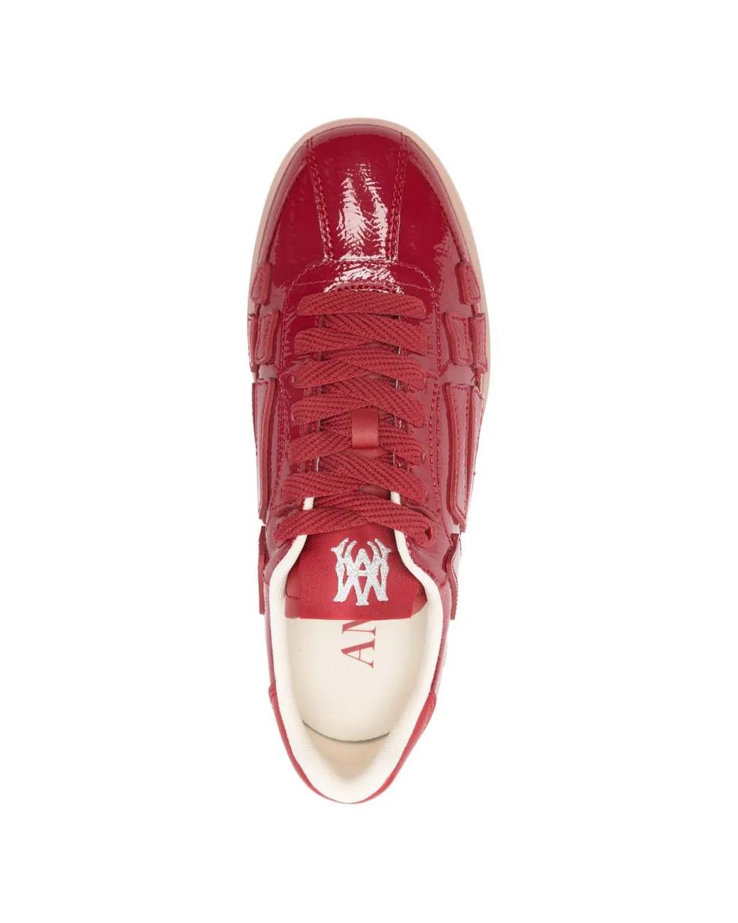 Amiri Pink Pacific Bones Sneakers