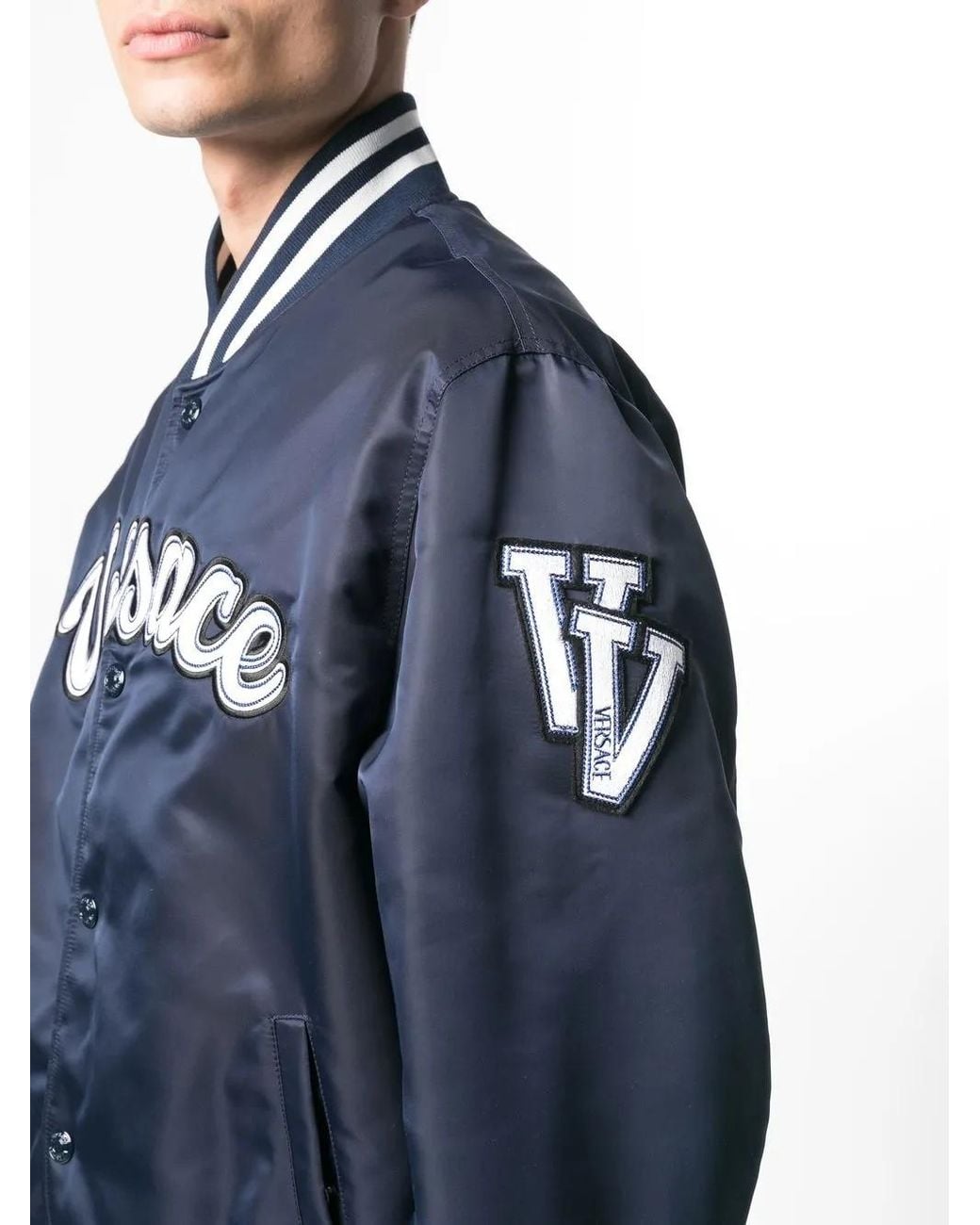 Versace Blue Jackets for men