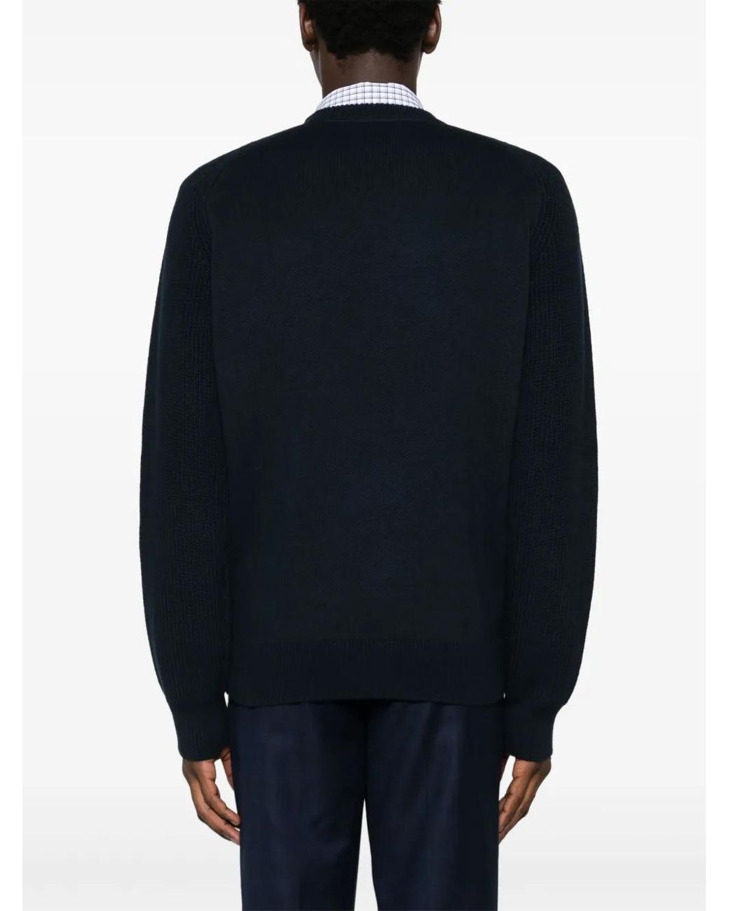 Boss Black Panelled Sweater for men