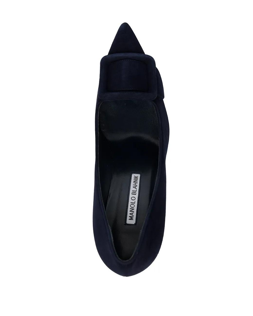 Manolo Blahnik Blue Maysale Velvet 70Mm Pumps