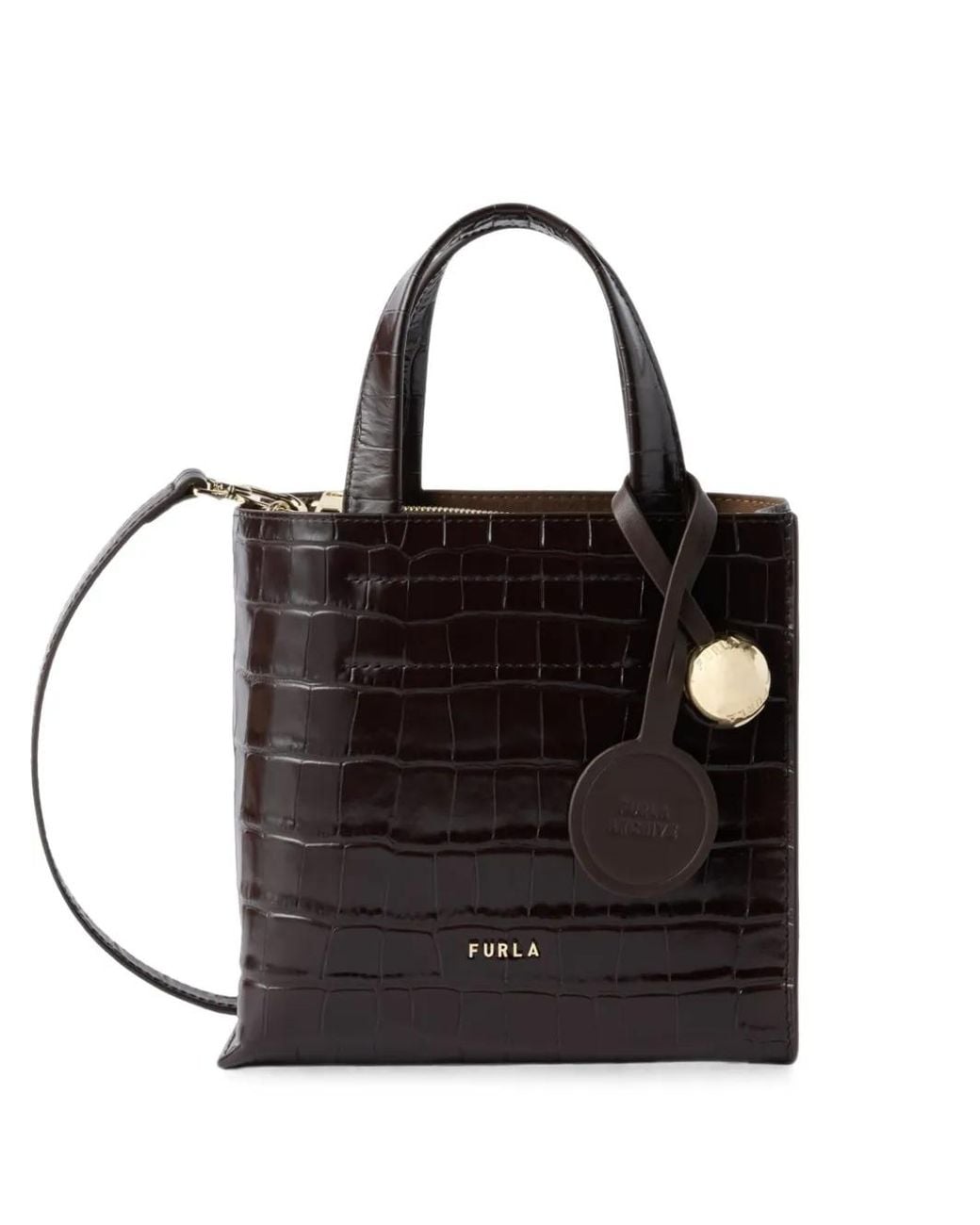Borsa Tote Divide It Mini di Furla in Black